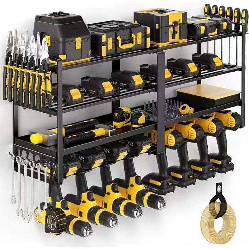 Workshop Electric Tools - Hand Power Tool Organizer Rack Wall