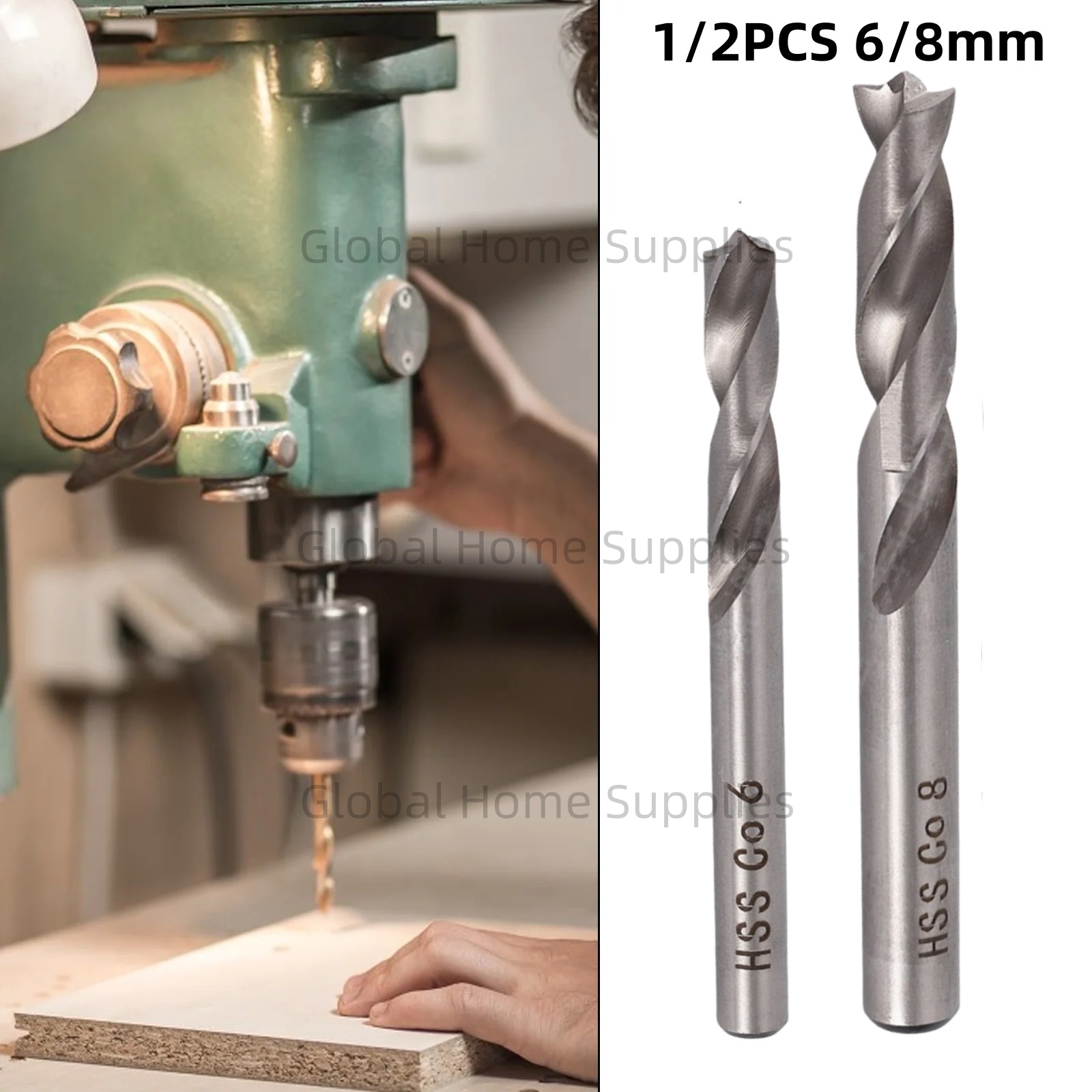 1/2pcs 6/8mm HSS CO Spot Weld  - Tools For Welding Workshop ulasan dan harga