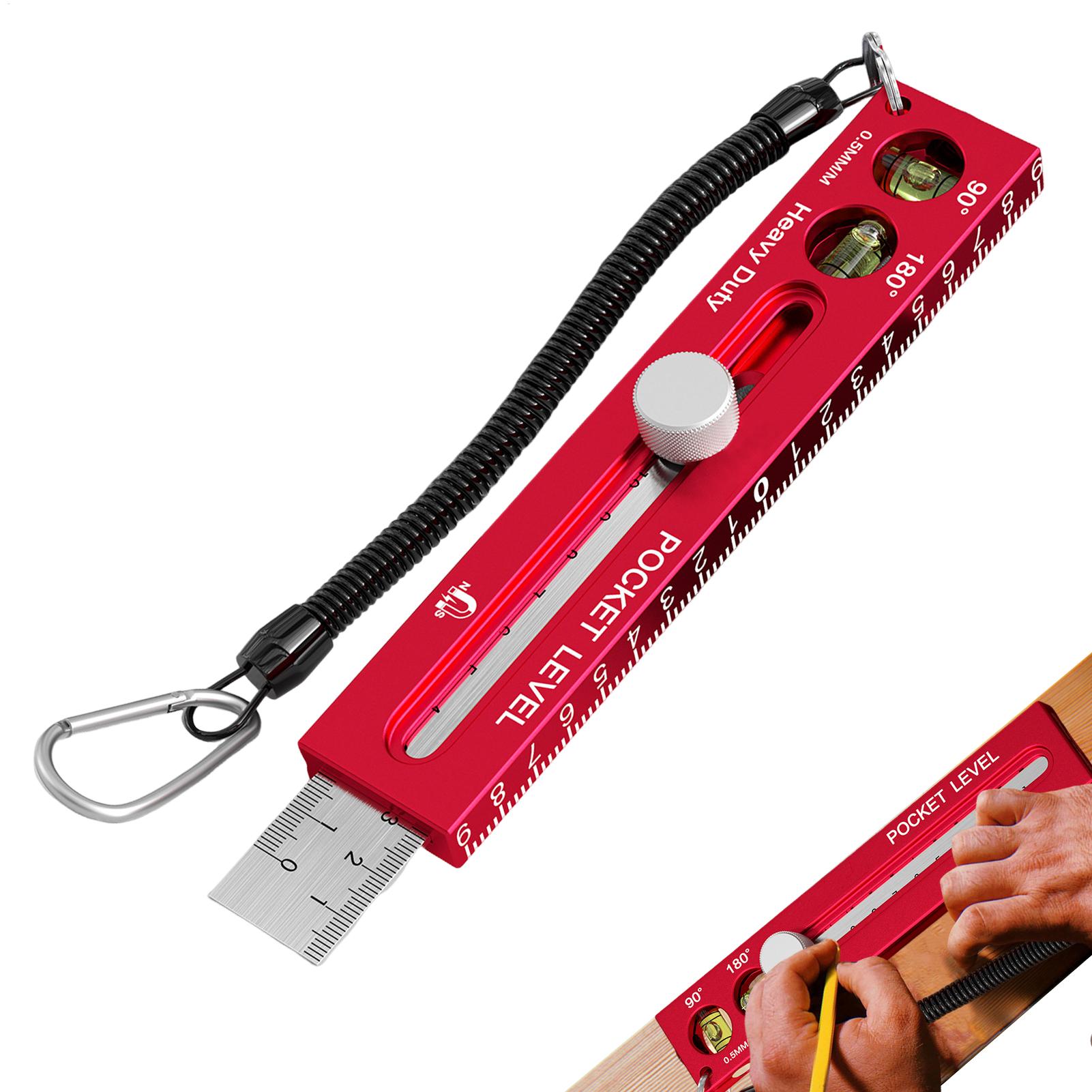 Magnetic Woodworking Ruler Alu - Workshop Marking Tools ulasan dan harga