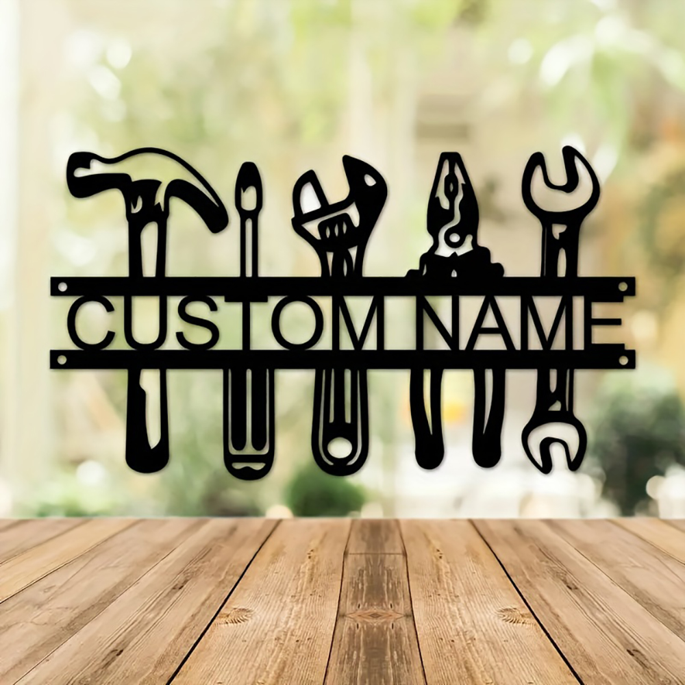Customized Name Industrial Sty - Workshop Tools Name ulasan dan harga