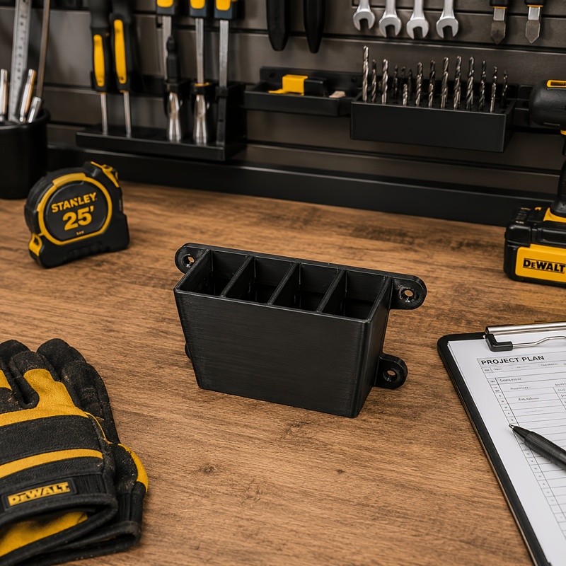 3D‑Printed Wall‑Mounted 4‑Slot - Workshop Tools Knife ulasan dan harga
