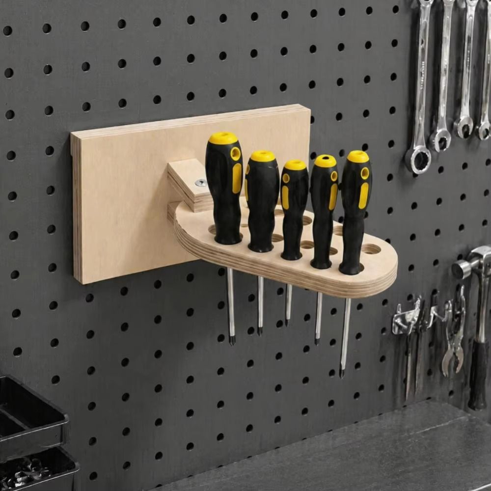 Wall Mounted Screwdriver Organ - Workshop Tools Wood ulasan dan harga