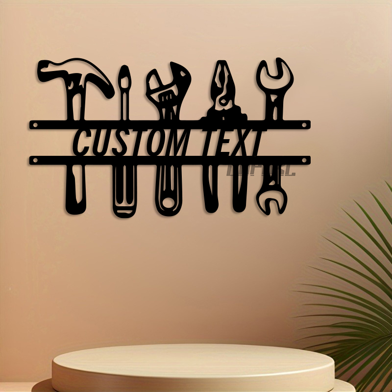 DIY Industrial Style Iron Wall - Workshop Tools Name ulasan dan harga