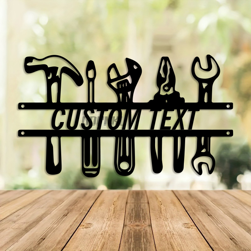 DIY Industrial Style Iron Wall - Workshop Tools Name ulasan dan harga