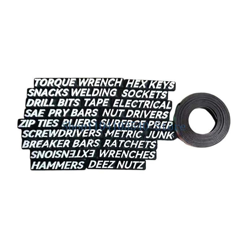02DC Workshop Drawer Labels Ra - Workshop Tools Name ulasan dan harga