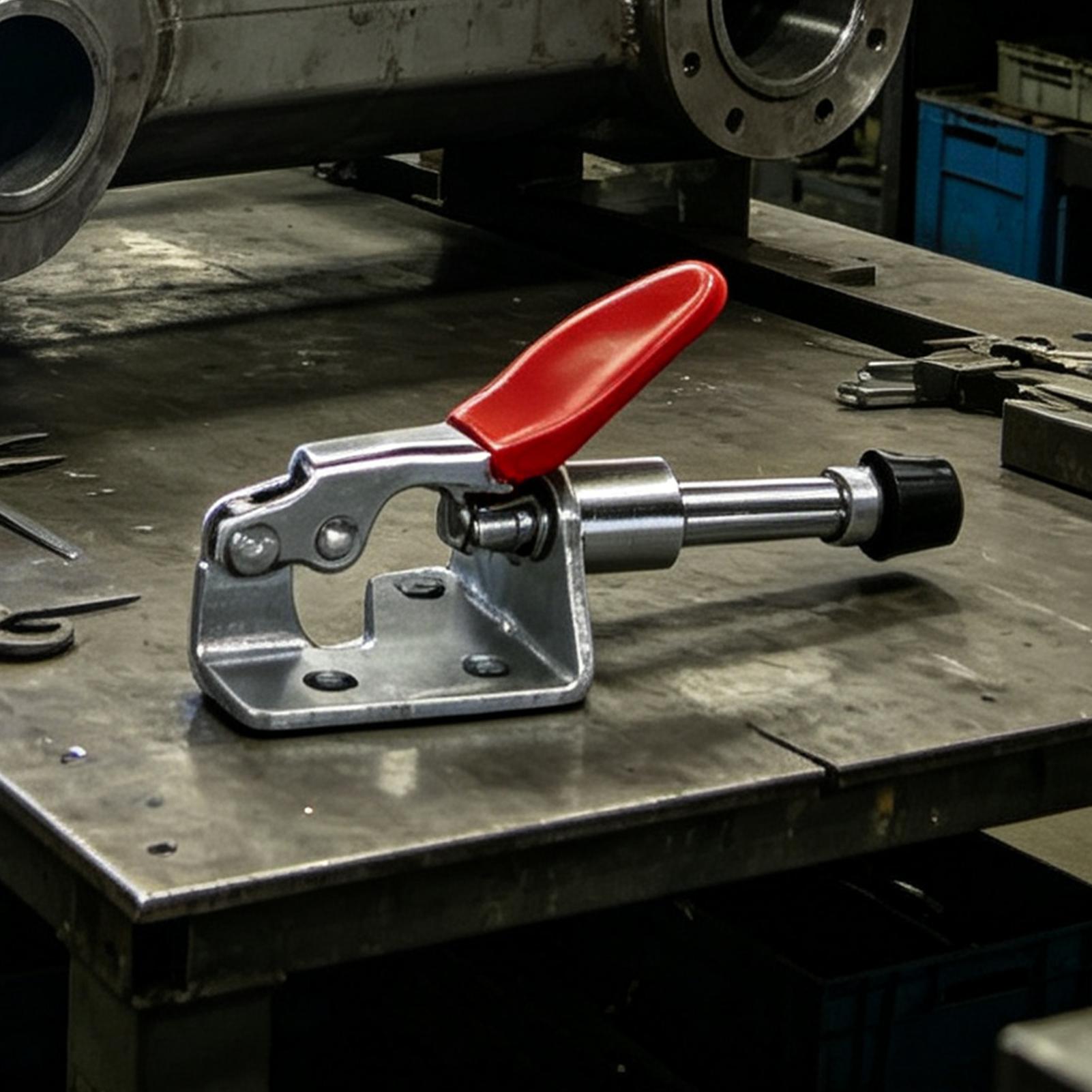 Horizontal Toggle Clamp 45kg H - Tools For Welding Workshop ulasan dan harga