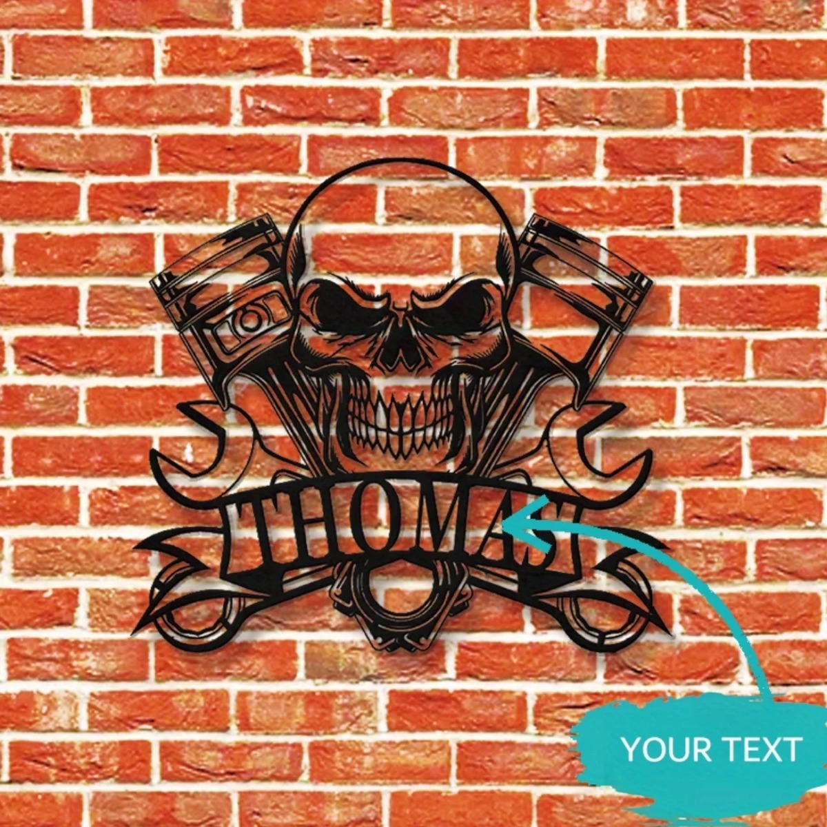 Custom Personalized Metal Wall - Workshop Tools Needed ulasan dan harga