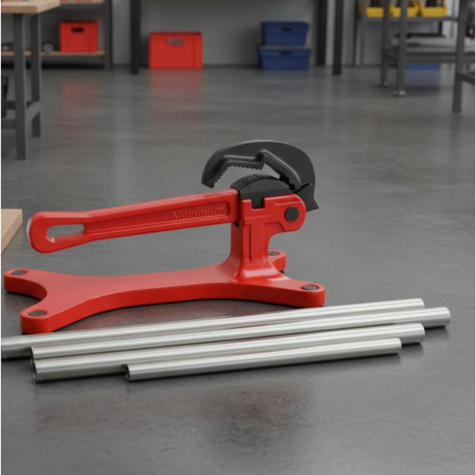 Yoke Pipe Vise Sturdy-Duty Por - Tools In The Workshop ulasan dan harga