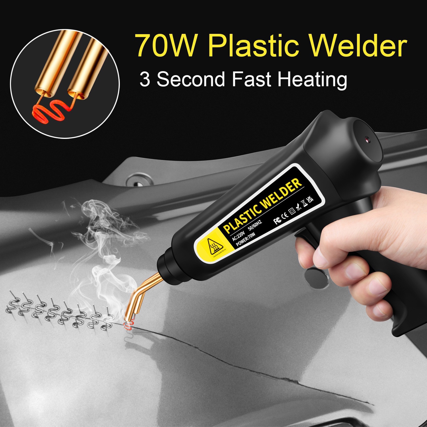 70W Plastic Welder Repair Kit, - Tools For Welding Workshop ulasan dan harga