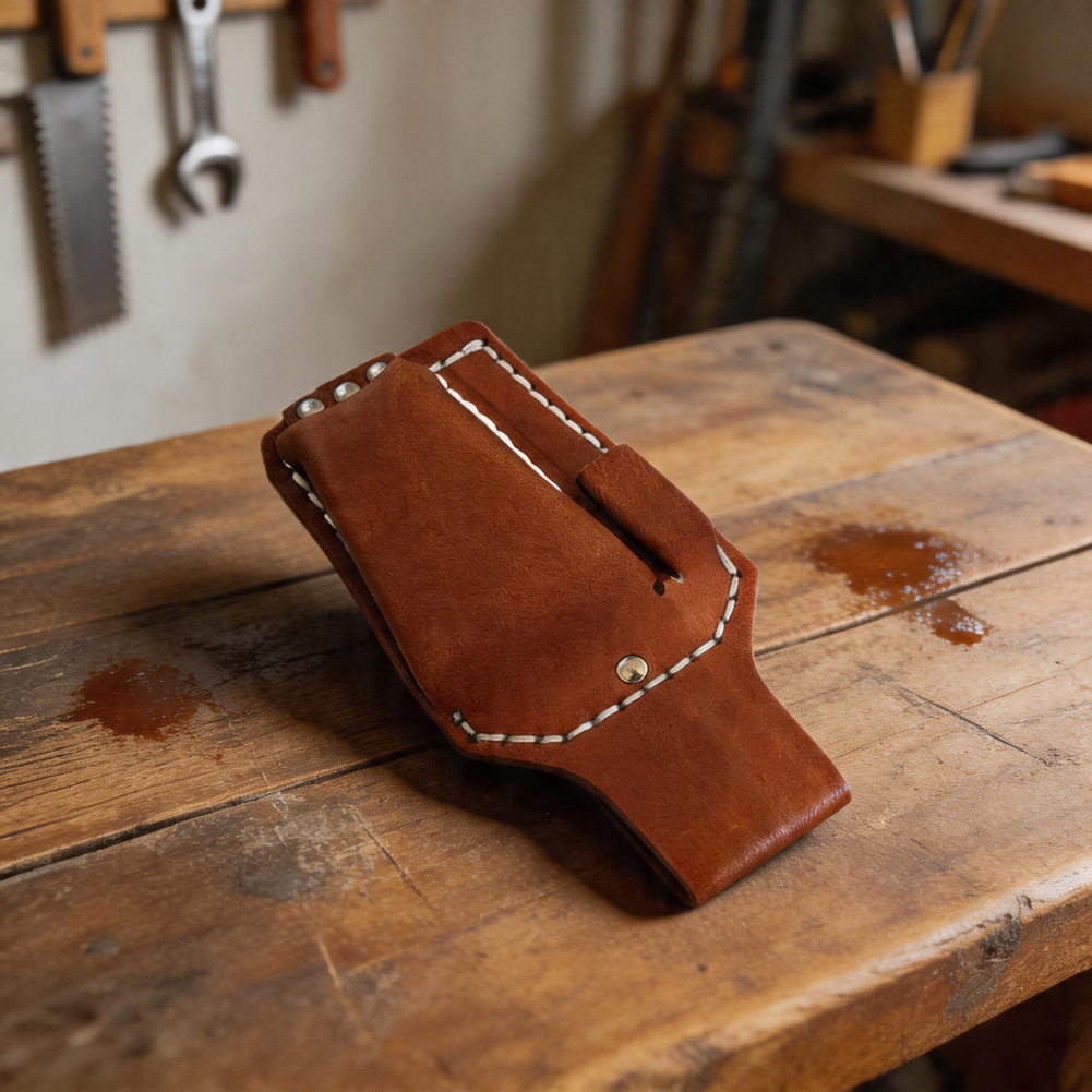 Rugged Cowhide Leather Tool Ca - Workshop Layout Tools ulasan dan harga