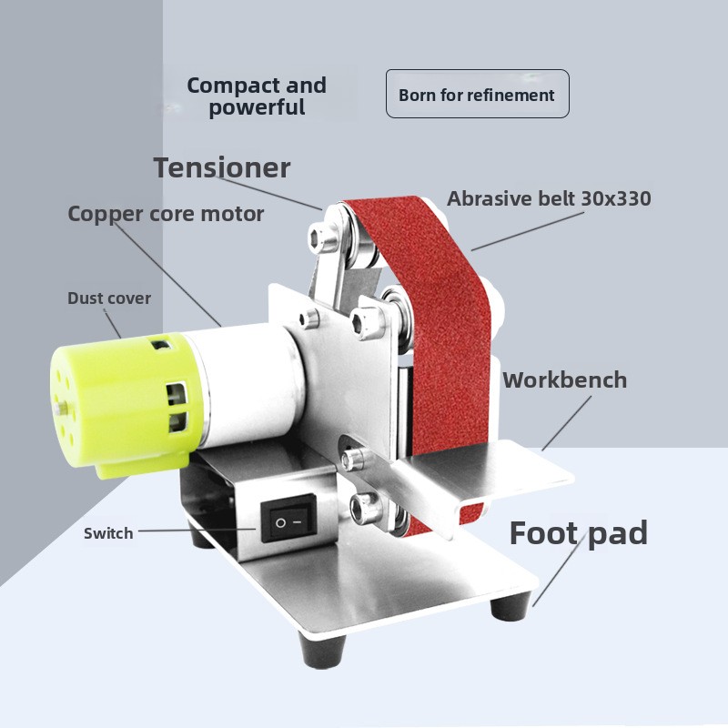 Mini Electric Belt Sander Poli - Workshop Tools Knife ulasan dan harga