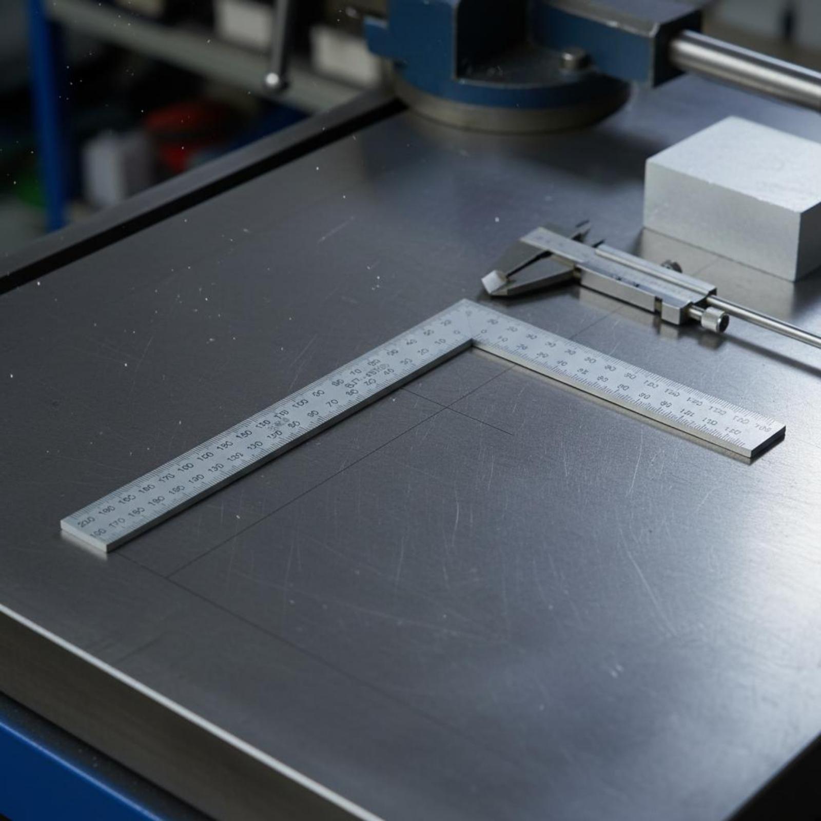 Angle Measuring Ruler Stainles - Workshop Layout Tools ulasan dan harga