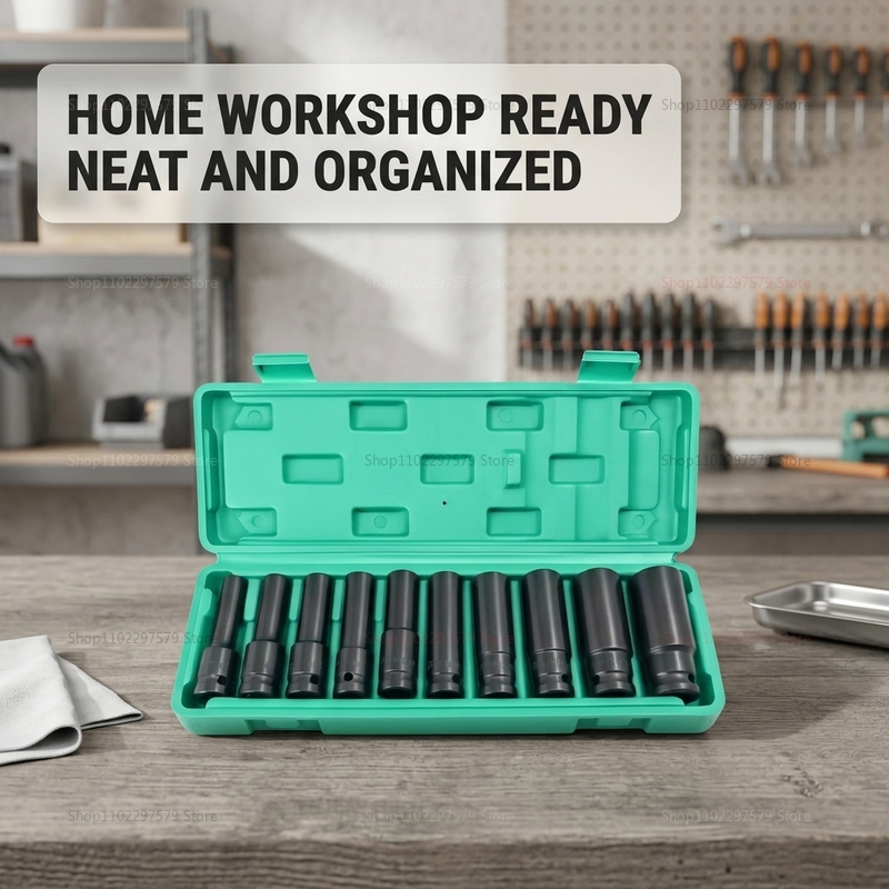 10pcs Socket Wrench Set 8-24mm - Workshop Electric Tools ulasan dan harga