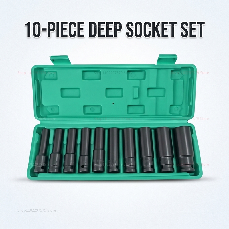 10pcs Socket Wrench Set 8-24mm - Workshop Electric Tools ulasan dan harga