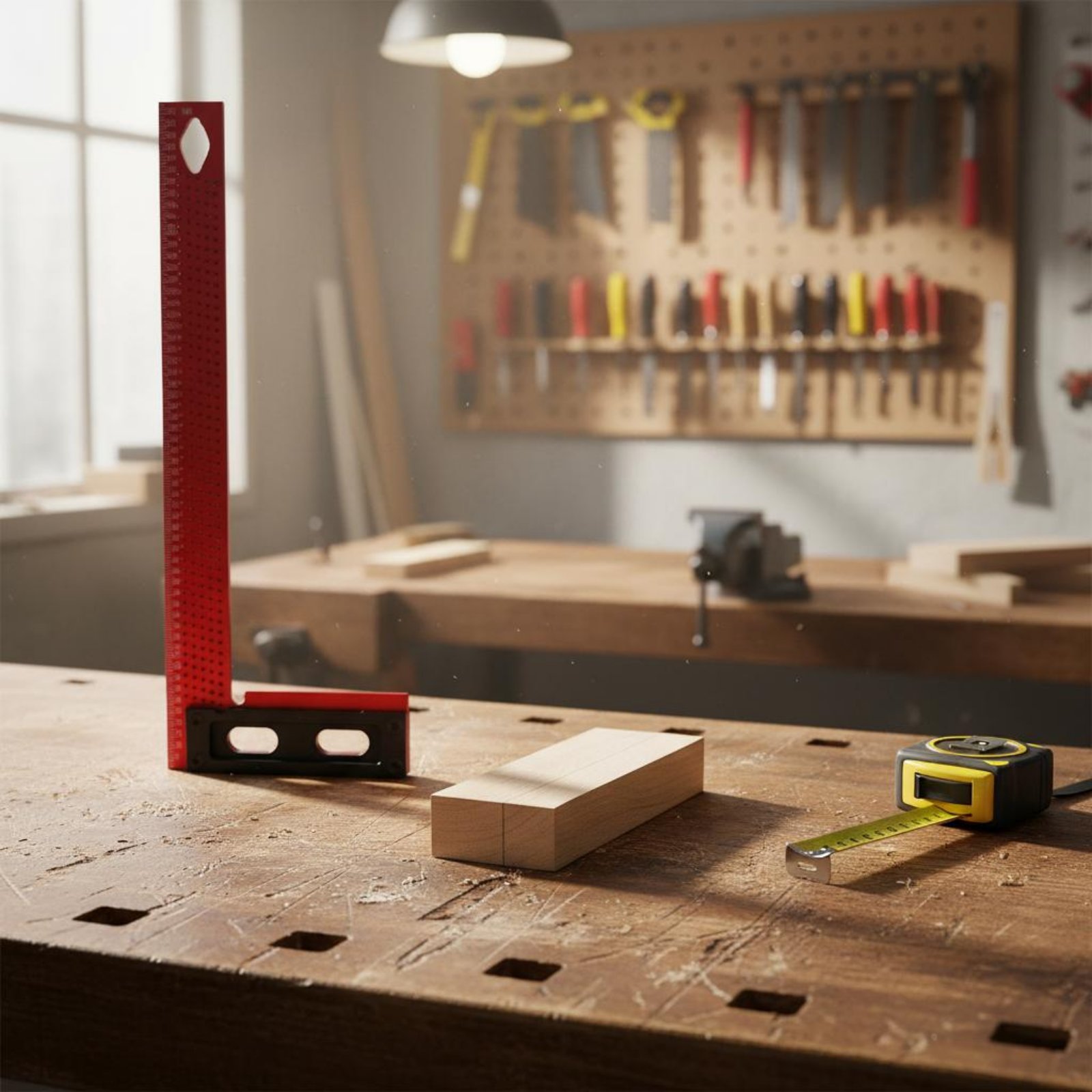 L-Shaped Marking Ruler Aluminu - Workshop Layout Tools ulasan dan harga