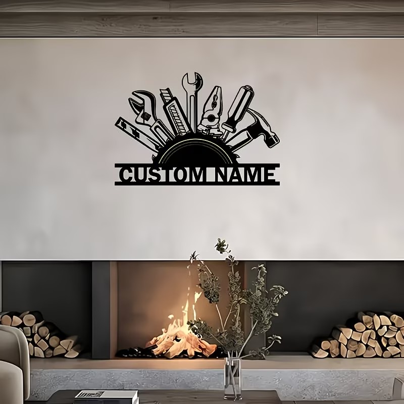 Custom Metal Tool Wall Art - P - Workshop Tools Name ulasan dan harga